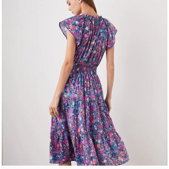 Rails Amellia Leilani Floral Tiered Midi Dress - Picture 12 of 12